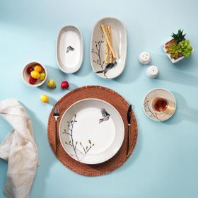 Schafer Charlotte 32 Parça Gri Kahvaltı Takımı
