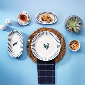 Schafer Charlotte 32 Parça Mavi Kahvaltı Takımı