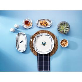 Schafer Charlotte 32 Parça Mavi Kahvaltı Takımı