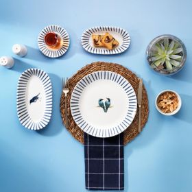 Schafer Charlotte 32 Parça Mavi Kahvaltı Takımı