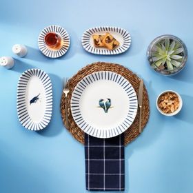 Schafer Charlotte 32 Parça Mavi Kahvaltı Takımı