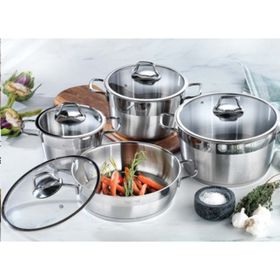 Schafer Cookhaus 13158 Gümüş Çelik 6 Parça Tencere Seti