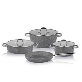 Schafer Dark Millard 7 Parça Granit Tencere Seti