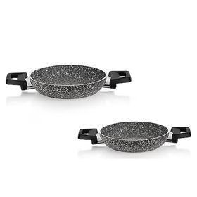 Schafer Eternal Sahan 2'li Set 18+22 cm Granit Yumurta Sahanı