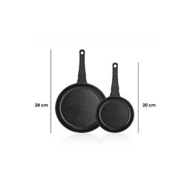 Schafer Famos Double Grill Pan 3 Parça Tava Çeyiz Seti