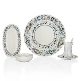 Schafer Farina Mavi 32 Parça Kahvaltı Takımı