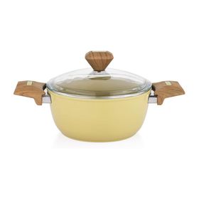 Schafer Fiesta 20 cm Yeşil Seramik Derin Tencere