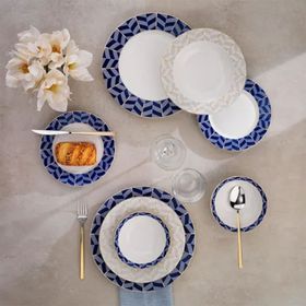 Schafer Fiesta 24 Parça Lacivert Yemek Takımı