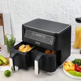 Schafer Fit Fry Dual 8 lt Dijital Siyah Sıcak Hava Fritözü