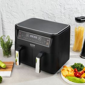 Schafer Fit Fry Dual 8 lt Dijital Siyah Sıcak Hava Fritözü
