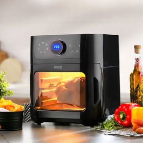 Schafer Fit Oven Airfryer 12 lt Siyah Sıcak Hava Fritözü ve Fırın