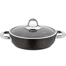 Schafer Galaxy Tech Döküm Granit Siyah 28cm Karnıyarık Tencere