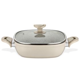 Schafer Gastronomie Granit 24 cm Krem Karnıyarık Tenceresi