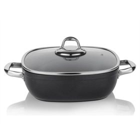 Schafer Gastronomıe Granit Indüksiyon Siyah 28 Cm Basık Tencere
