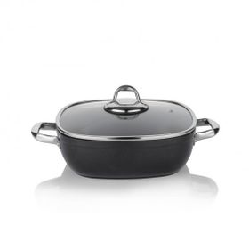 Schafer Gastronomie Master 24 cm Granit Basık Tencere