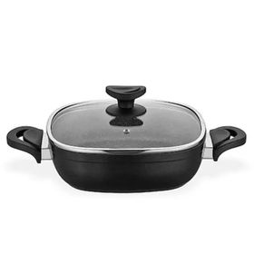 Schafer Gastronomie Master Granit Siyah 28 Cm Kısa Tencere
