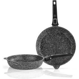 Schafer Genius 24+28 cm Döküm İkili Tava Seti