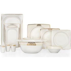 Schafer Glamor Regal 60 Parça Gold Yemek Takımı