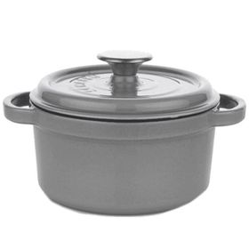 Schafer Guss Chef 24 cm Gri Demir Döküm Tencere