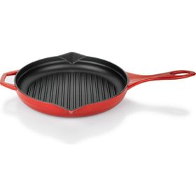 Schafer Guss Chef Döküm Yuvarlak 28 cm Grill Tava