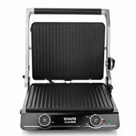 Schafer Gusto Grill 1800 W Siyah Izgara ve Tost Makinesi