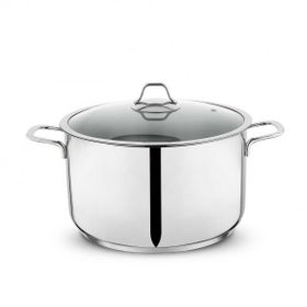 Schafer Held 26 cm 2 Parça Derin Çelik Inox Tencere