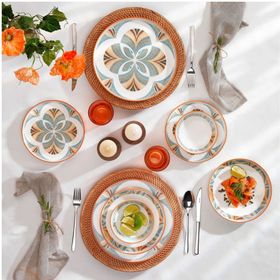 Schafer Iconic 24 Parça Turkuaz Yemek Takımı