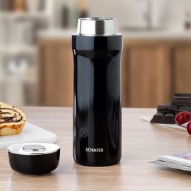 Schafer Iron Man 420 ml Siyah Termos