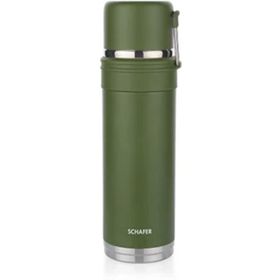 Schafer Iron Man 650 ml Yeşil Termos