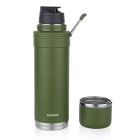 Schafer Iron Man 650 ml Yeşil Termos