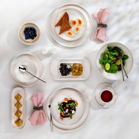 Schafer Jane 51 Parça Beyaz Kahvaltı ve Yemek Takımı