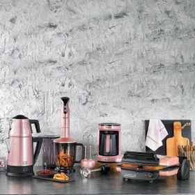 Schafer Kea Rose Gold Elektro Mega Ev Aletleri 4lü Mutfak Seti