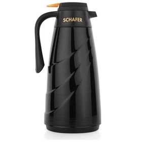 Schafer Kitchen House Mimoza 1.5 lt Siyah Gold Cam Termos