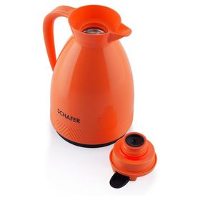Schafer Kitchenhouse 1 lt Turuncu Cam Termos