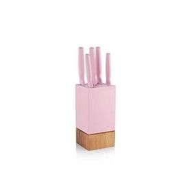 Schafer Kitchenhouse Pembe 6 Parça Bıçak Seti