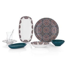 Schafer KMZ01 16138 Kırmızı 32 Parça Sophie Kahvaltı Takımı