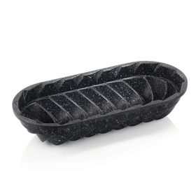 Schafer Legende Granit Döküm Baton Kek Kalıbı Siyah 35x16 cm