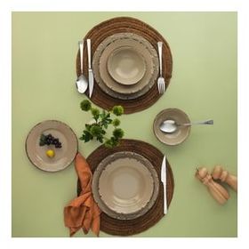 Schafer Liana Bej 24 Parça 6 Kişilik Yemek Takımı