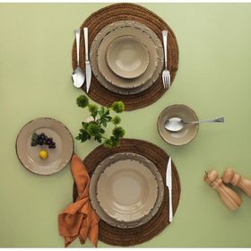 Schafer Liana Bej 24 Parça 6 Kişilik Yemek Takımı