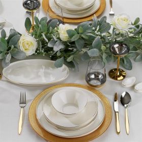 Schafer Luna Gold 56 Parça Porselen Yemek Takımı