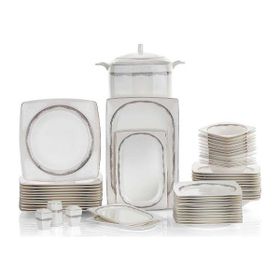 Schafer PE-6067 P02 Platz Platin 40 Parça Bardak Takımı Seti