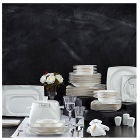 Schafer Platz Altın 06 60 Parça Yemek Takımı
