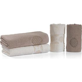 Schafer Premium Bej 4 Parça Hamam Seti