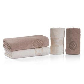 Schafer Premium Bej 4 Parça Hamam Seti