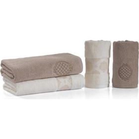 Schafer Premium Bej 4 Parça Hamam Seti