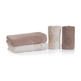 Schafer Premium Bej 4 Parça Hamam Seti