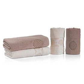 Schafer Premium Bej 4 Parça Hamam Seti