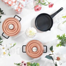Schafer Pro Cast Mini 5 Parça Rosegold Döküm Tencere Seti