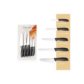 Schafer Quick Chef 5 Parça Siyah Bıçak Seti