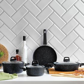Schafer Rock Granit Eco 7 Parça Siyah Tencere Seti